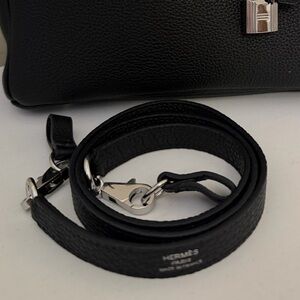 Togo genuine leather generic long strap and attachments with D for birkin bag.